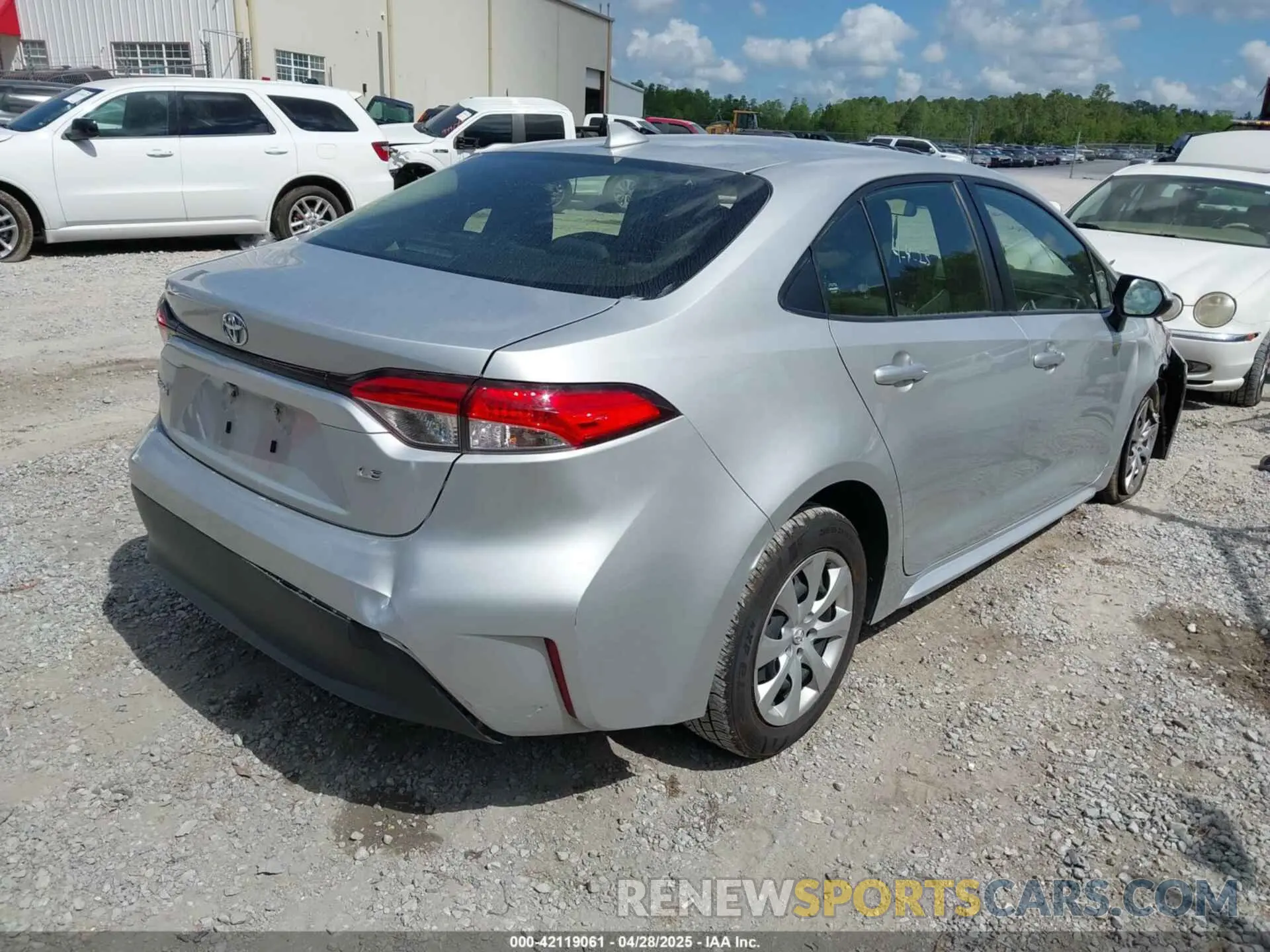 4 fotografías del automóvil dañado JTDB4MEE7P3010297 TOYOTA COROLLA 2023
