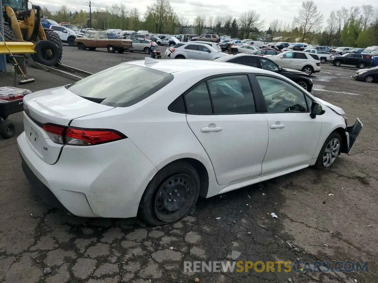 3 fotografías del automóvil dañado JTDB4MEE7P3012678 TOYOTA COROLLA 2023