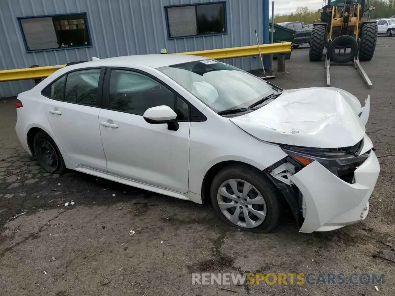 4 fotografías del automóvil dañado JTDB4MEE7P3012678 TOYOTA COROLLA 2023