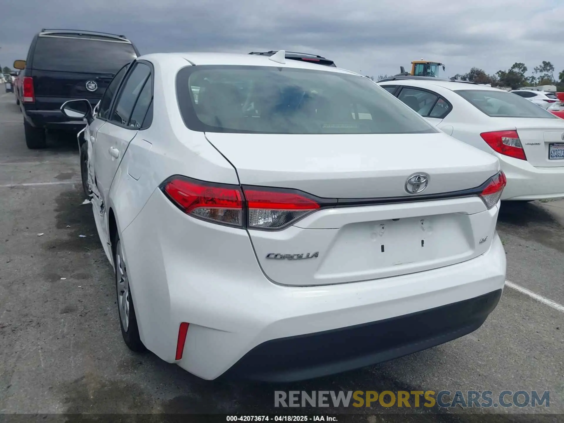 3 fotografías del automóvil dañado JTDB4MEE7PJ001532 TOYOTA COROLLA 2023