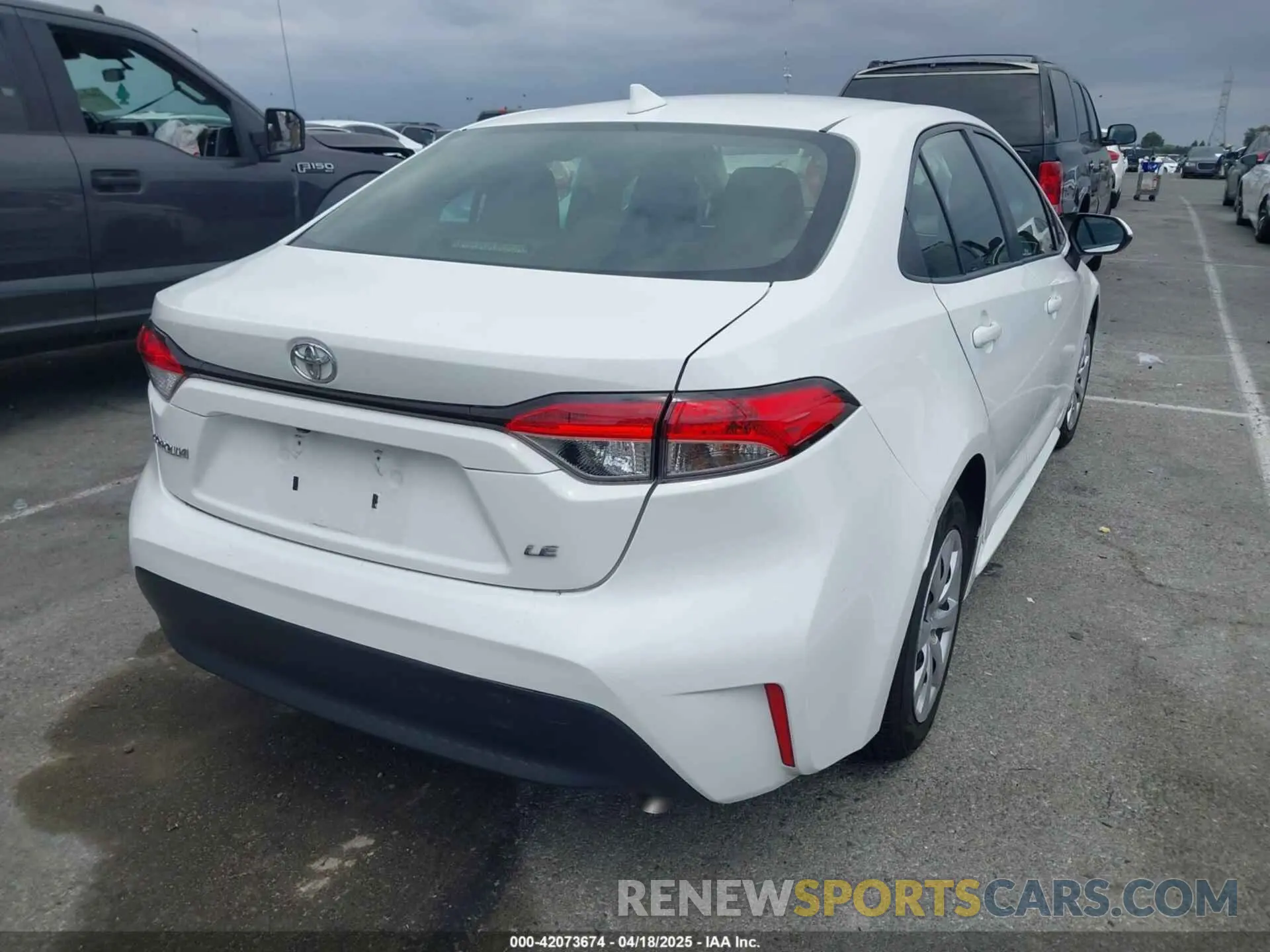 4 fotografías del automóvil dañado JTDB4MEE7PJ001532 TOYOTA COROLLA 2023