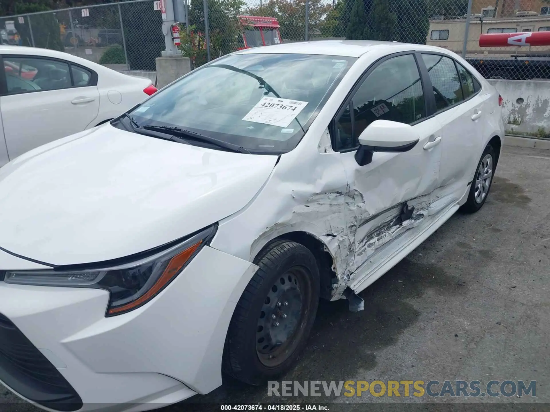 6 fotografías del automóvil dañado JTDB4MEE7PJ001532 TOYOTA COROLLA 2023