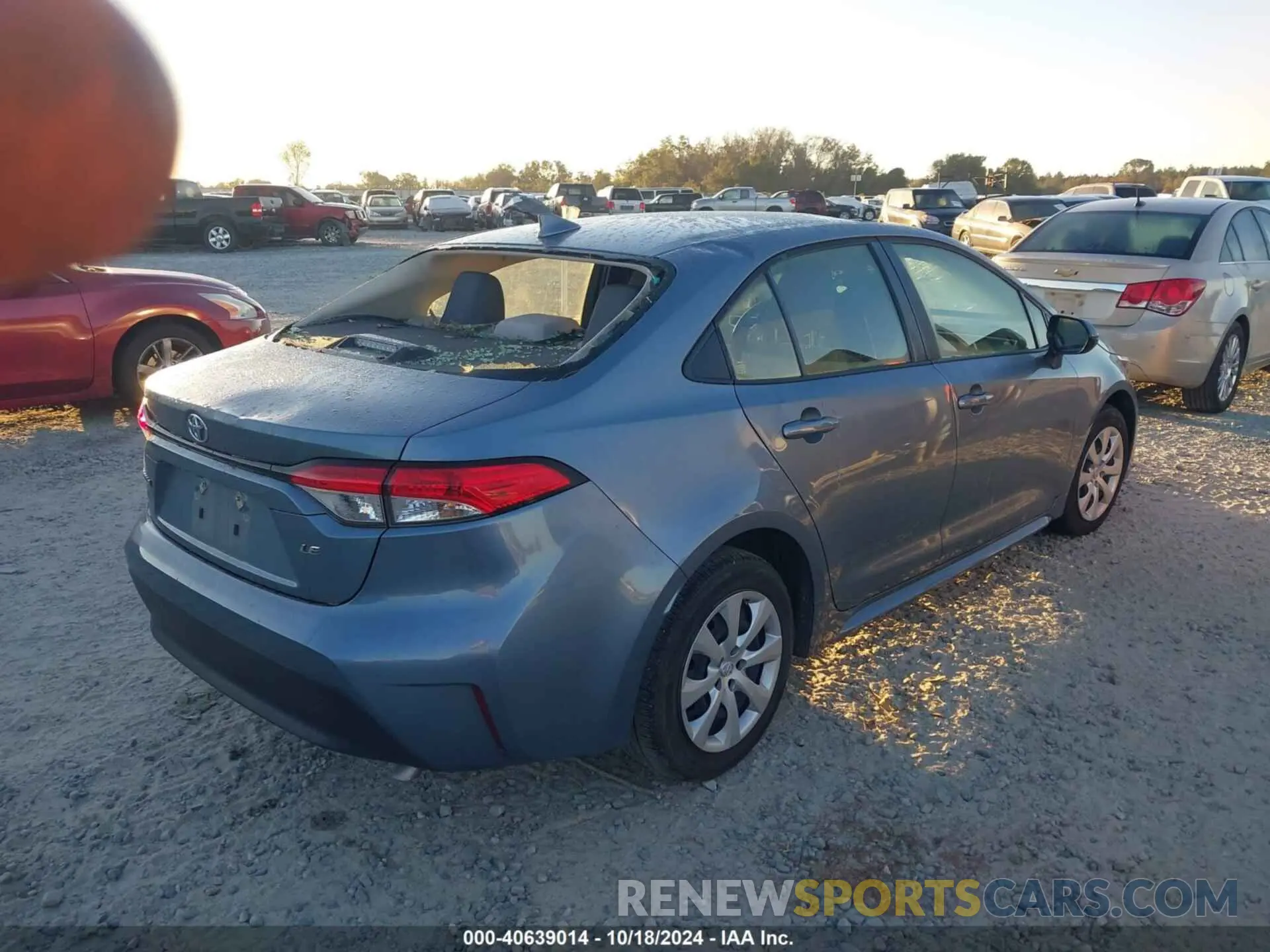 4 fotografías del automóvil dañado JTDB4MEE7PJ009808 TOYOTA COROLLA 2023