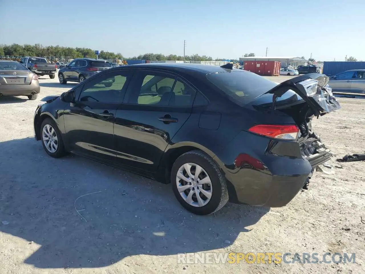2 fotografías del automóvil dañado JTDB4MEE8P3001530 TOYOTA COROLLA 2023