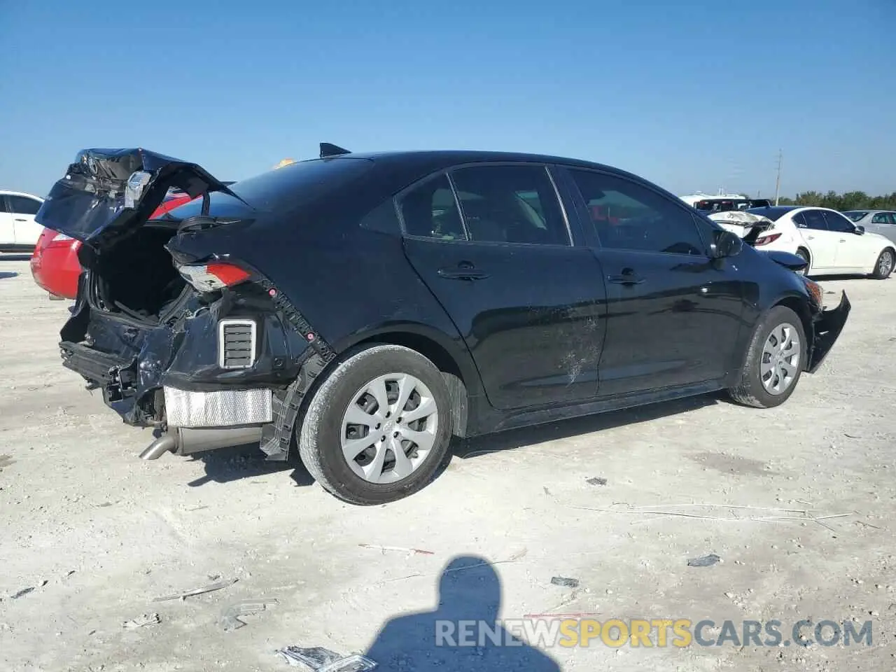 3 fotografías del automóvil dañado JTDB4MEE8P3001530 TOYOTA COROLLA 2023