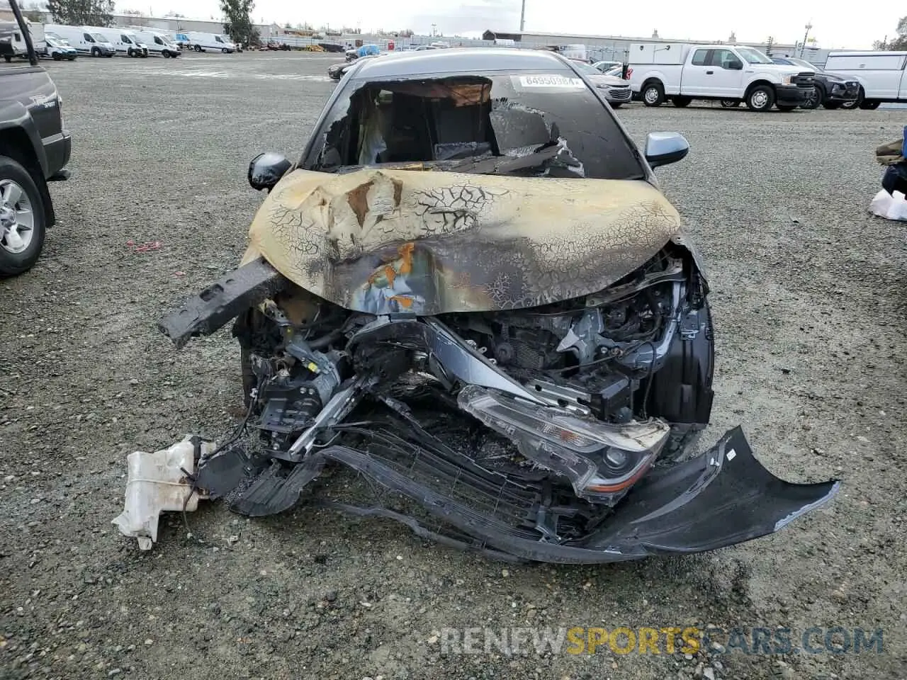5 fotografías del automóvil dañado JTDB4MEE8P3005657 TOYOTA COROLLA 2023