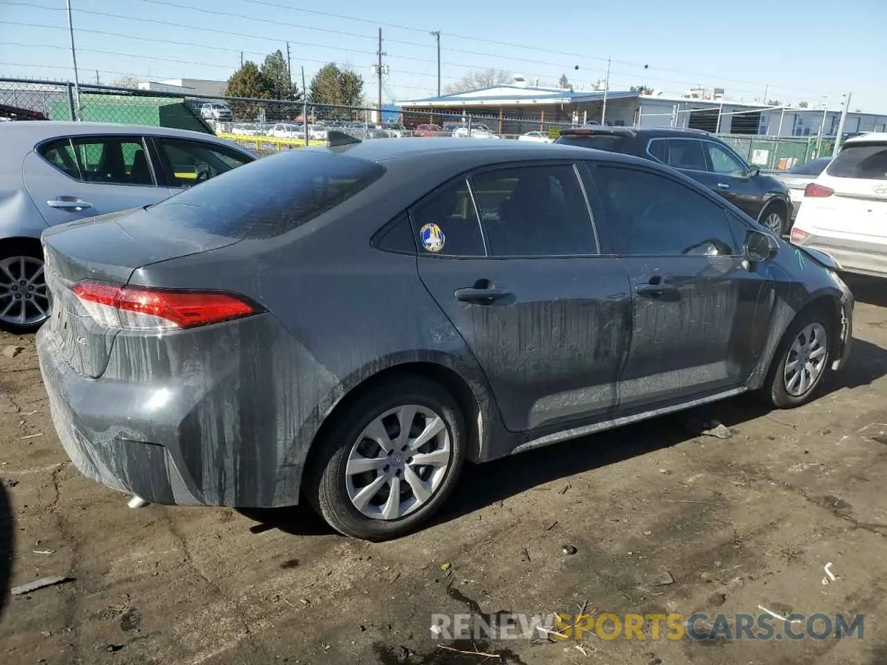 3 fotografías del automóvil dañado JTDB4MEE8P3008560 TOYOTA COROLLA 2023