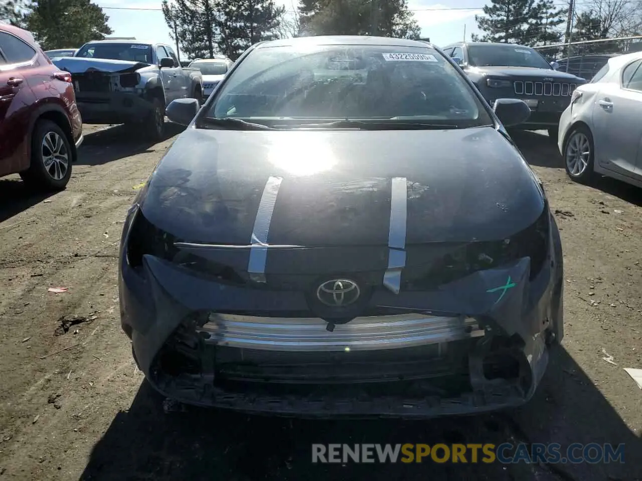 5 fotografías del automóvil dañado JTDB4MEE8P3008560 TOYOTA COROLLA 2023