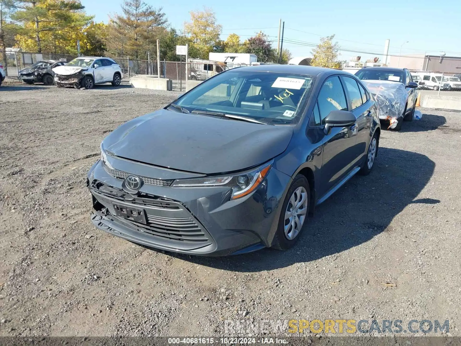 2 fotografías del automóvil dañado JTDB4MEE8P3012575 TOYOTA COROLLA 2023