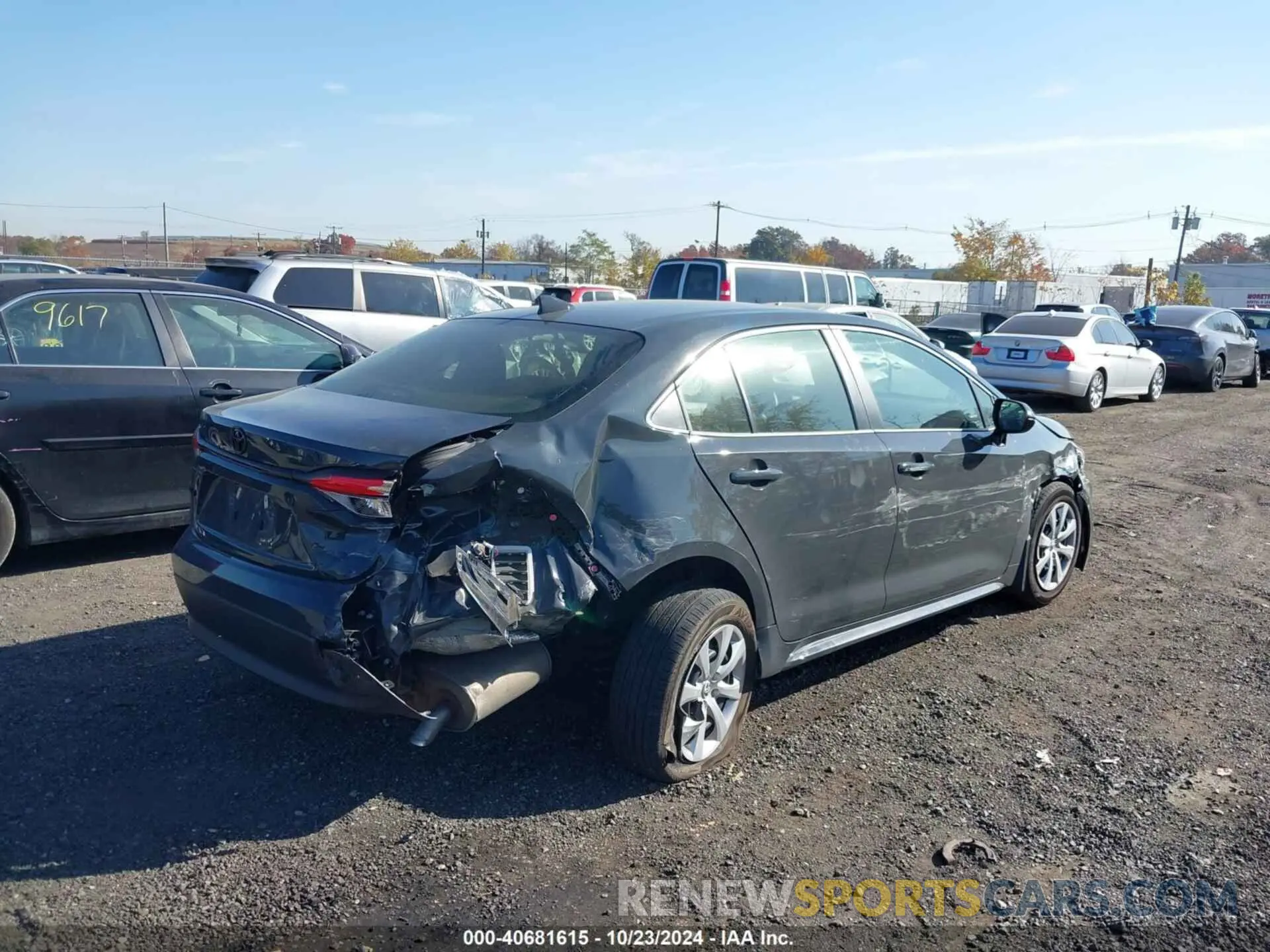6 fotografías del automóvil dañado JTDB4MEE8P3012575 TOYOTA COROLLA 2023