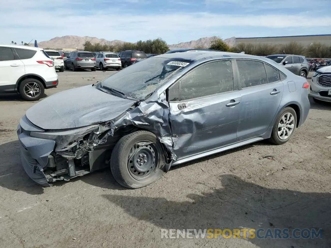 1 fotografías del automóvil dañado JTDB4MEE8P3015055 TOYOTA COROLLA 2023