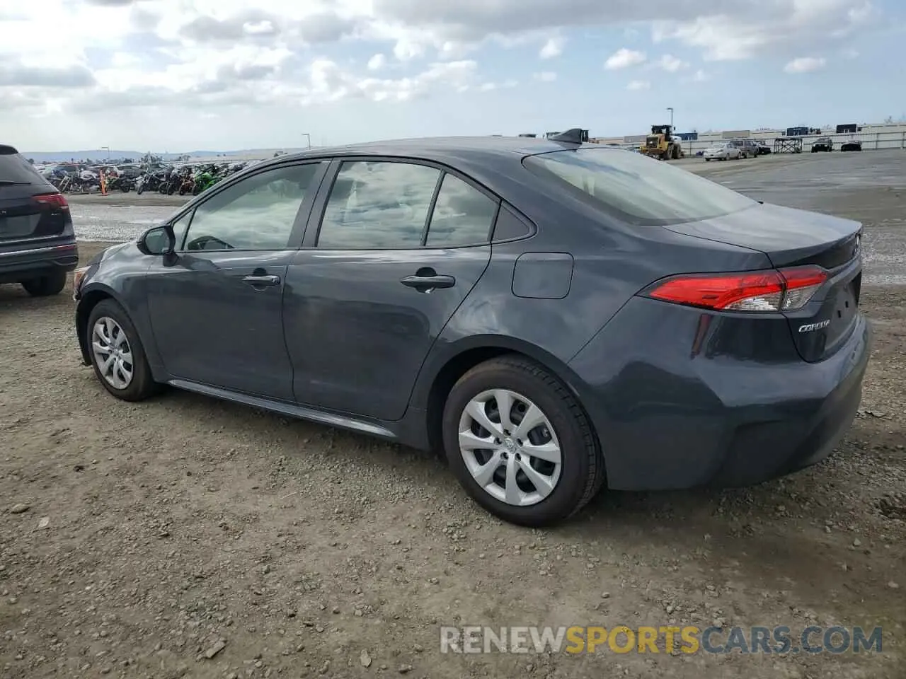 2 fotografías del automóvil dañado JTDB4MEE8P3016075 TOYOTA COROLLA 2023