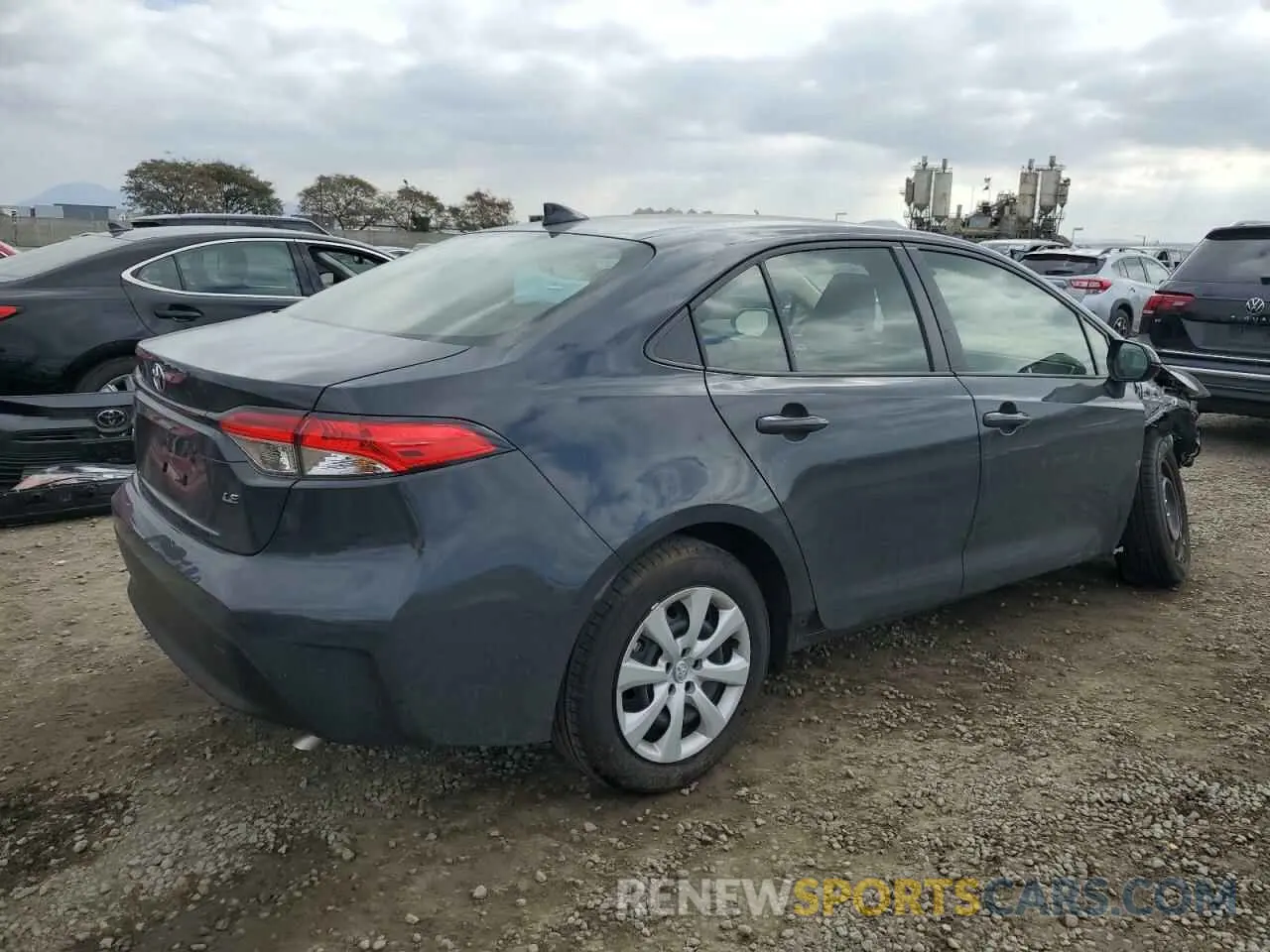 3 fotografías del automóvil dañado JTDB4MEE8P3016075 TOYOTA COROLLA 2023