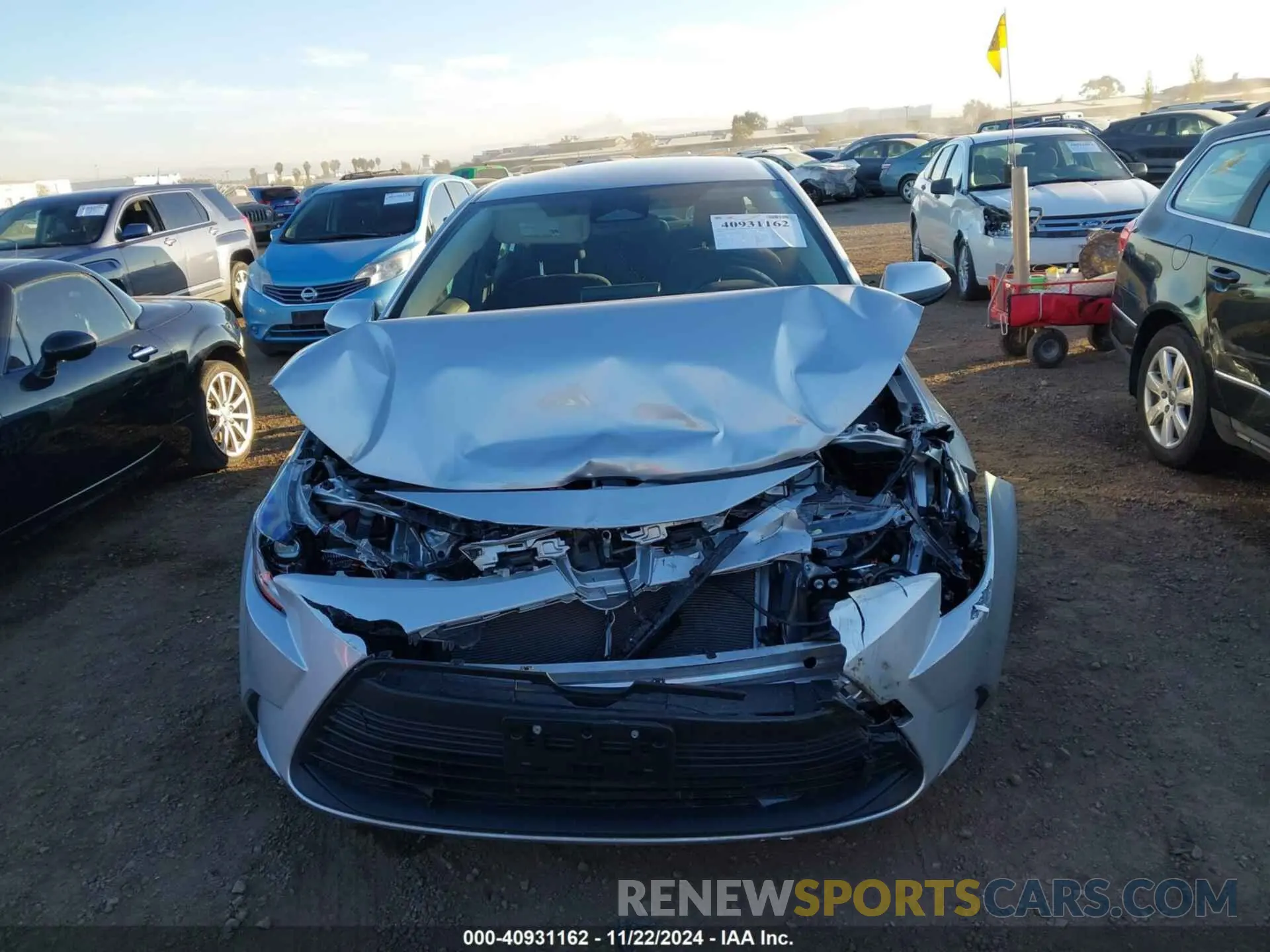 11 fotografías del automóvil dañado JTDB4MEE8PJ002835 TOYOTA COROLLA 2023