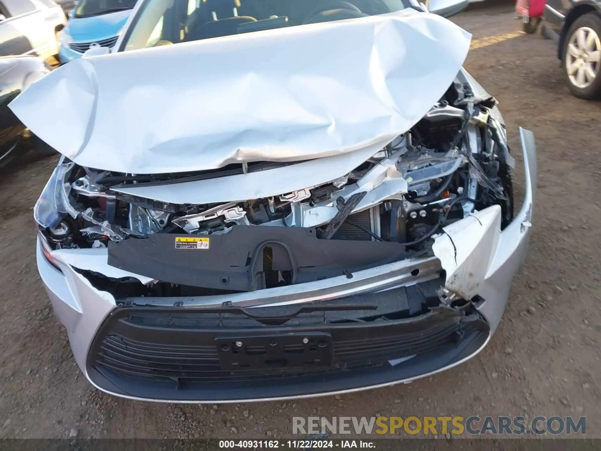 17 fotografías del automóvil dañado JTDB4MEE8PJ002835 TOYOTA COROLLA 2023