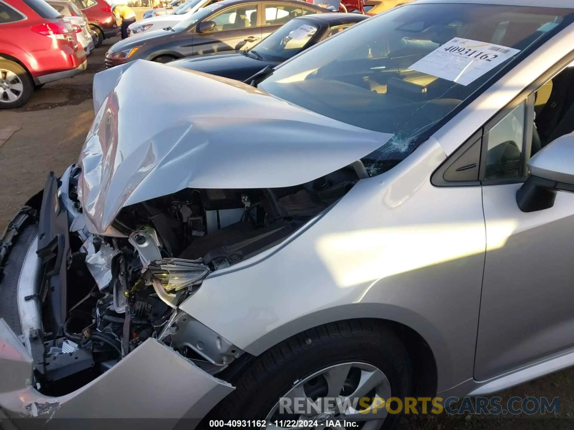 19 fotografías del automóvil dañado JTDB4MEE8PJ002835 TOYOTA COROLLA 2023