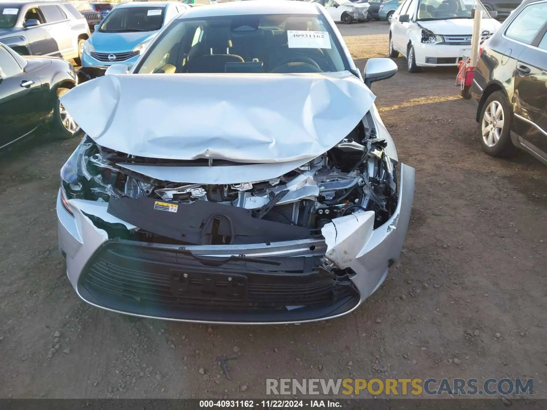 6 fotografías del automóvil dañado JTDB4MEE8PJ002835 TOYOTA COROLLA 2023