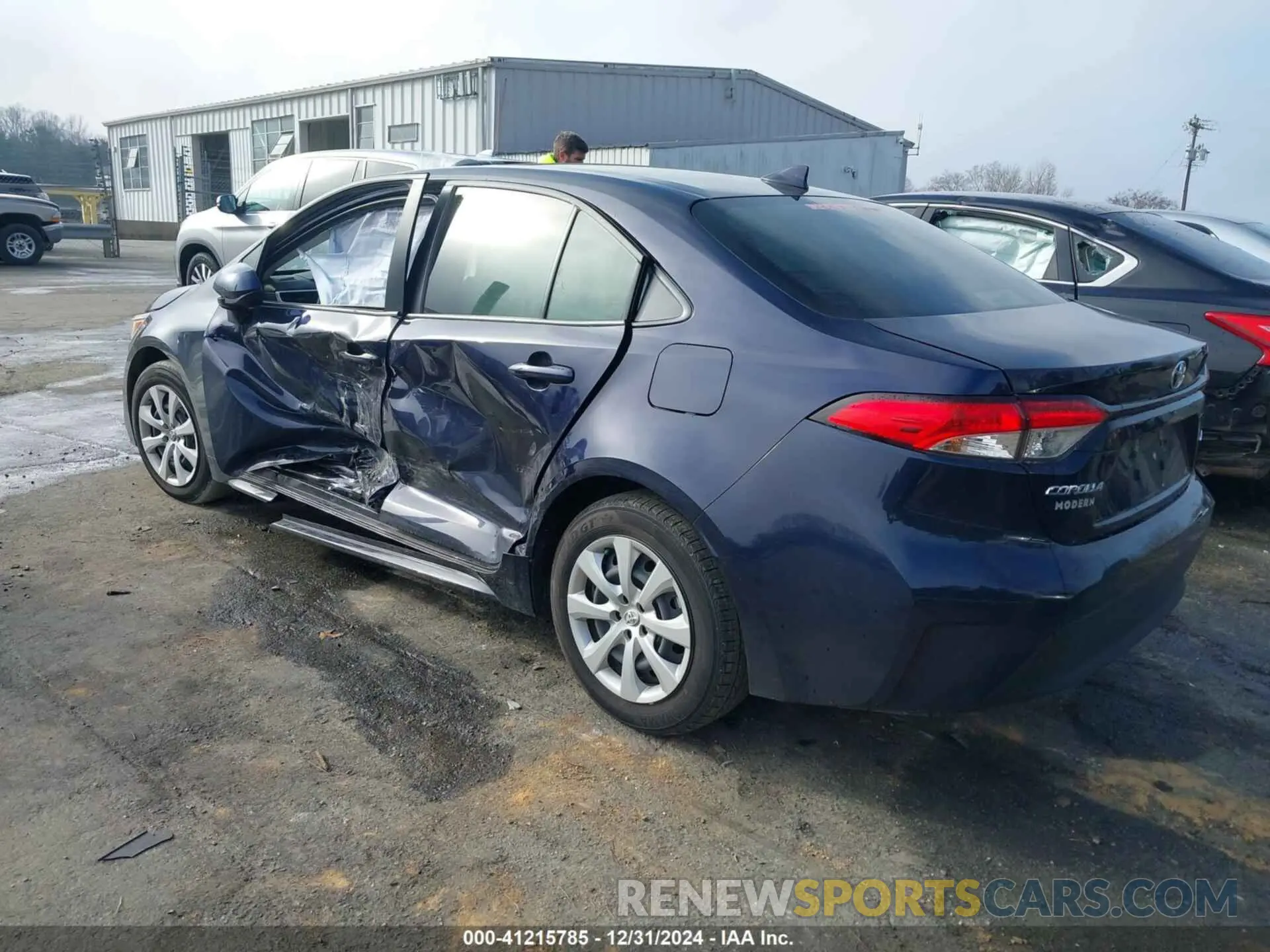 3 fotografías del automóvil dañado JTDB4MEE8PJ003807 TOYOTA COROLLA 2023