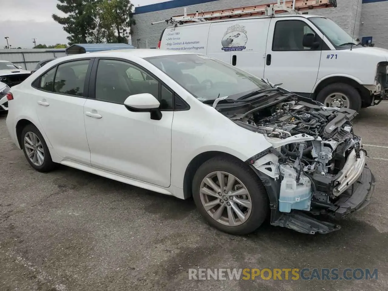 4 fotografías del automóvil dañado JTDB4MEE9P3005425 TOYOTA COROLLA 2023