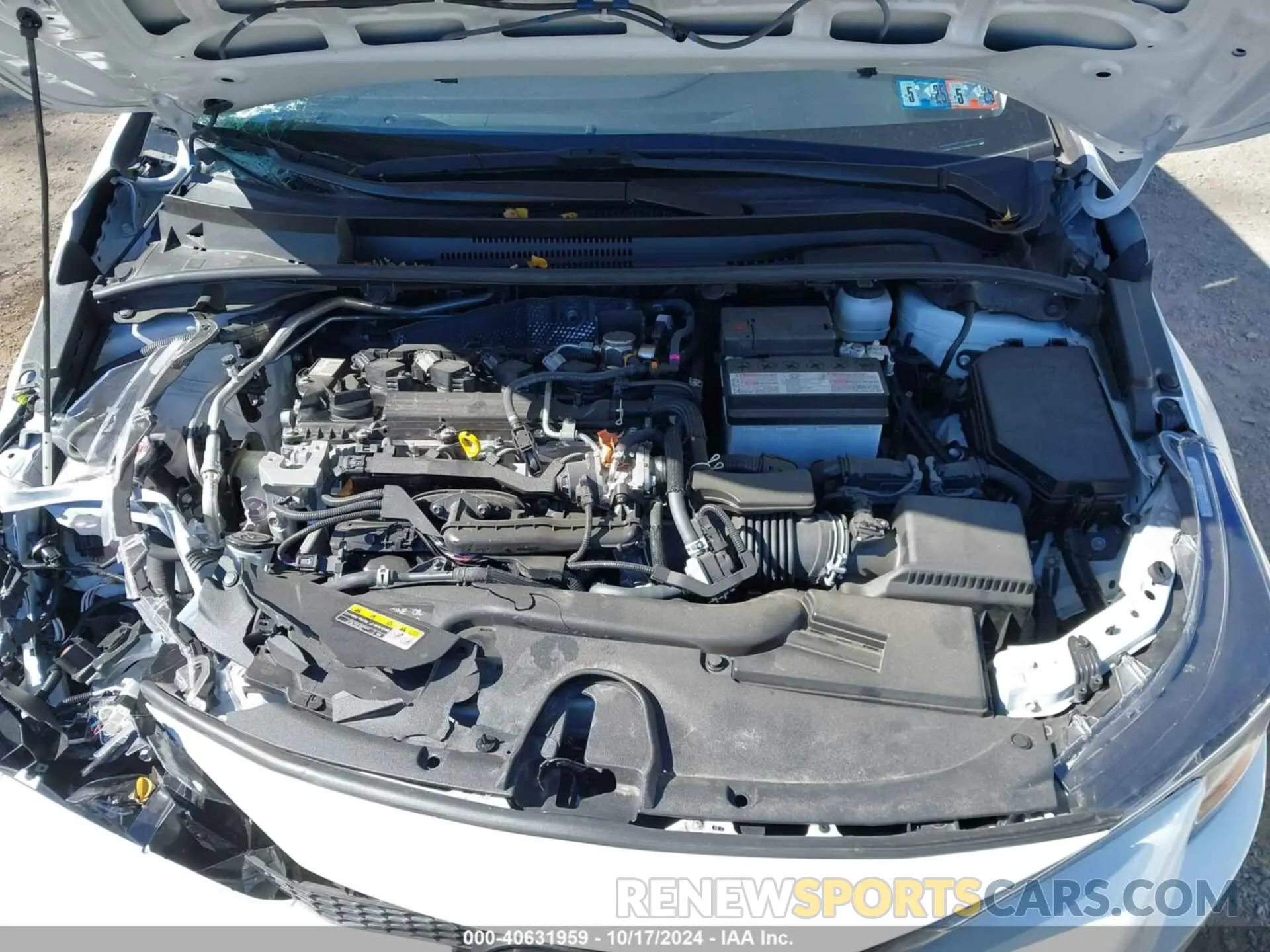 10 fotografías del automóvil dañado JTDB4MEE9P3008552 TOYOTA COROLLA 2023
