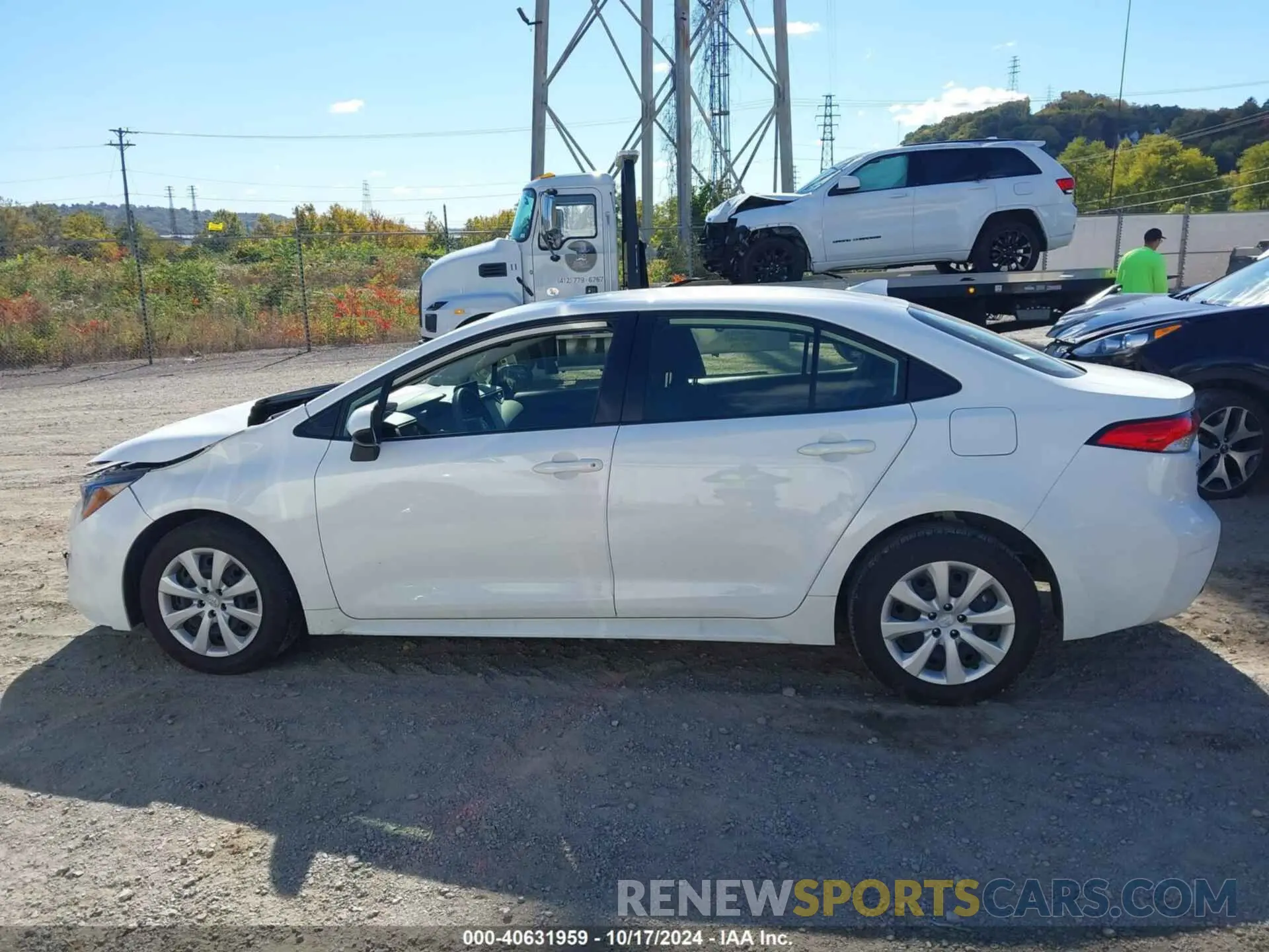 14 fotografías del automóvil dañado JTDB4MEE9P3008552 TOYOTA COROLLA 2023