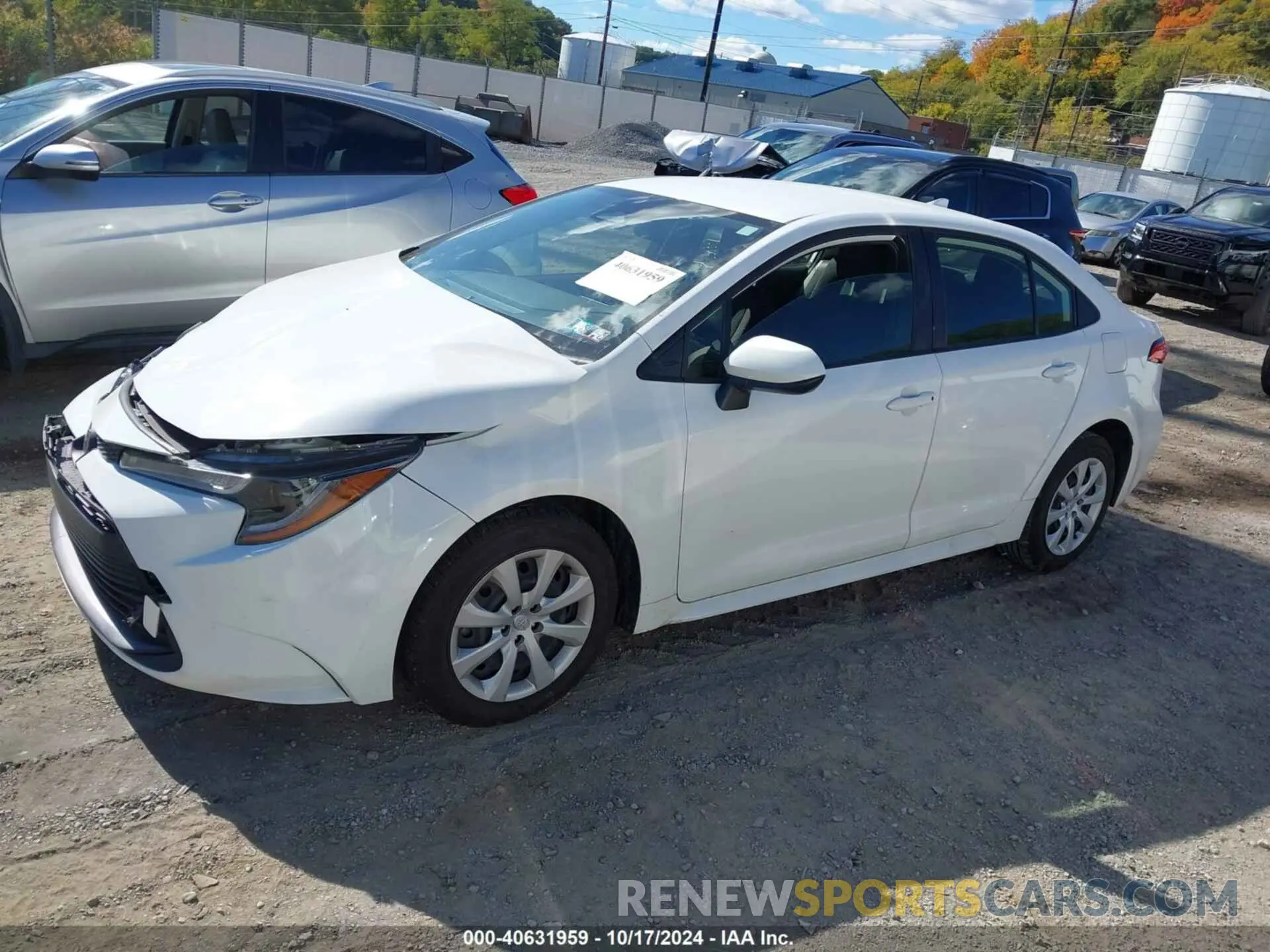 2 fotografías del automóvil dañado JTDB4MEE9P3008552 TOYOTA COROLLA 2023
