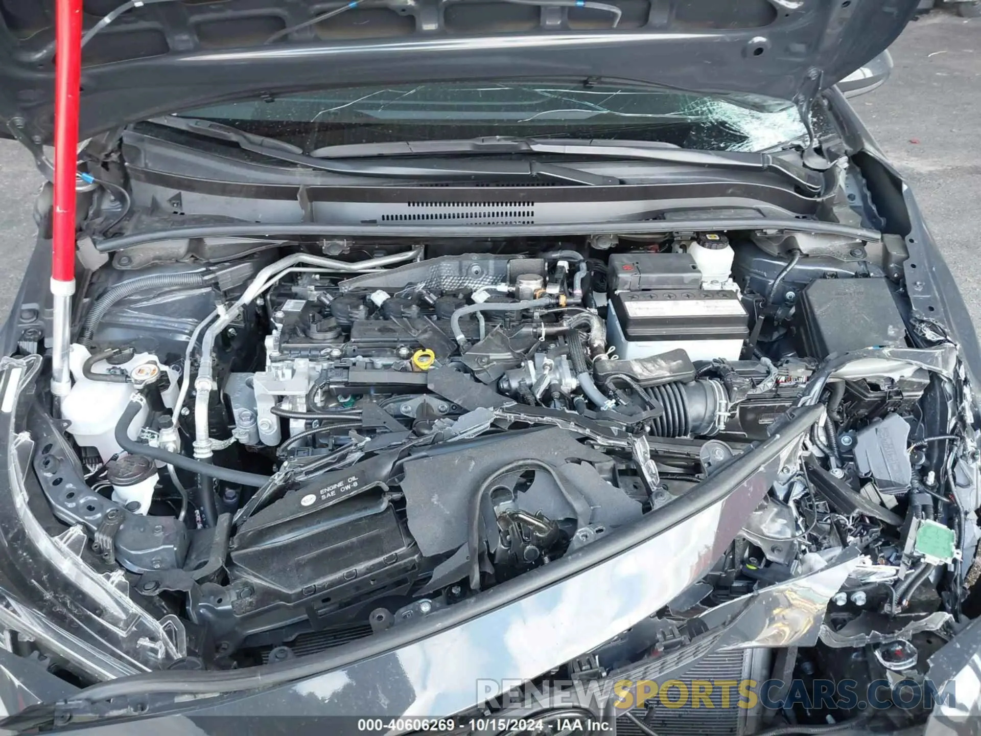 10 fotografías del automóvil dañado JTDB4MEE9P3012343 TOYOTA COROLLA 2023