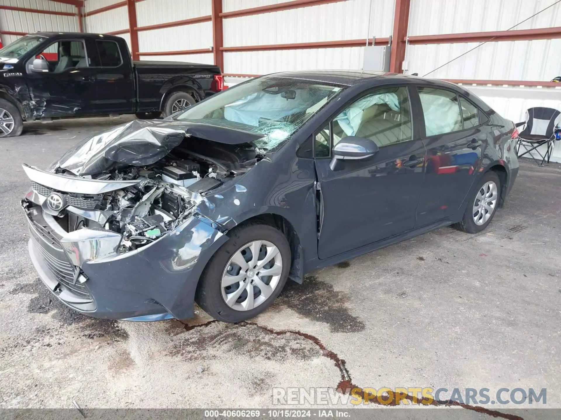 2 fotografías del automóvil dañado JTDB4MEE9P3012343 TOYOTA COROLLA 2023