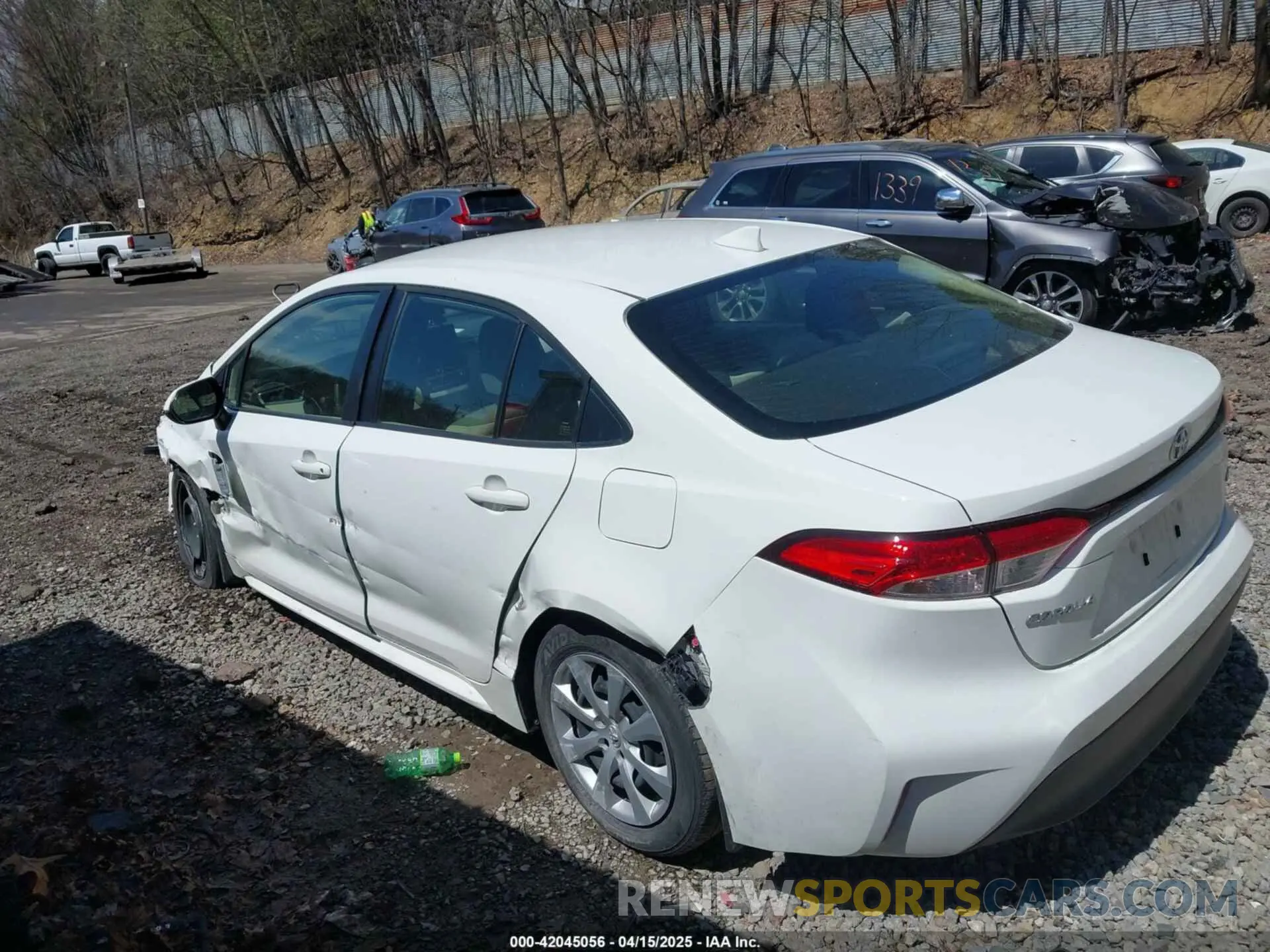 15 fotografías del automóvil dañado JTDB4MEE9P3014383 TOYOTA COROLLA 2023