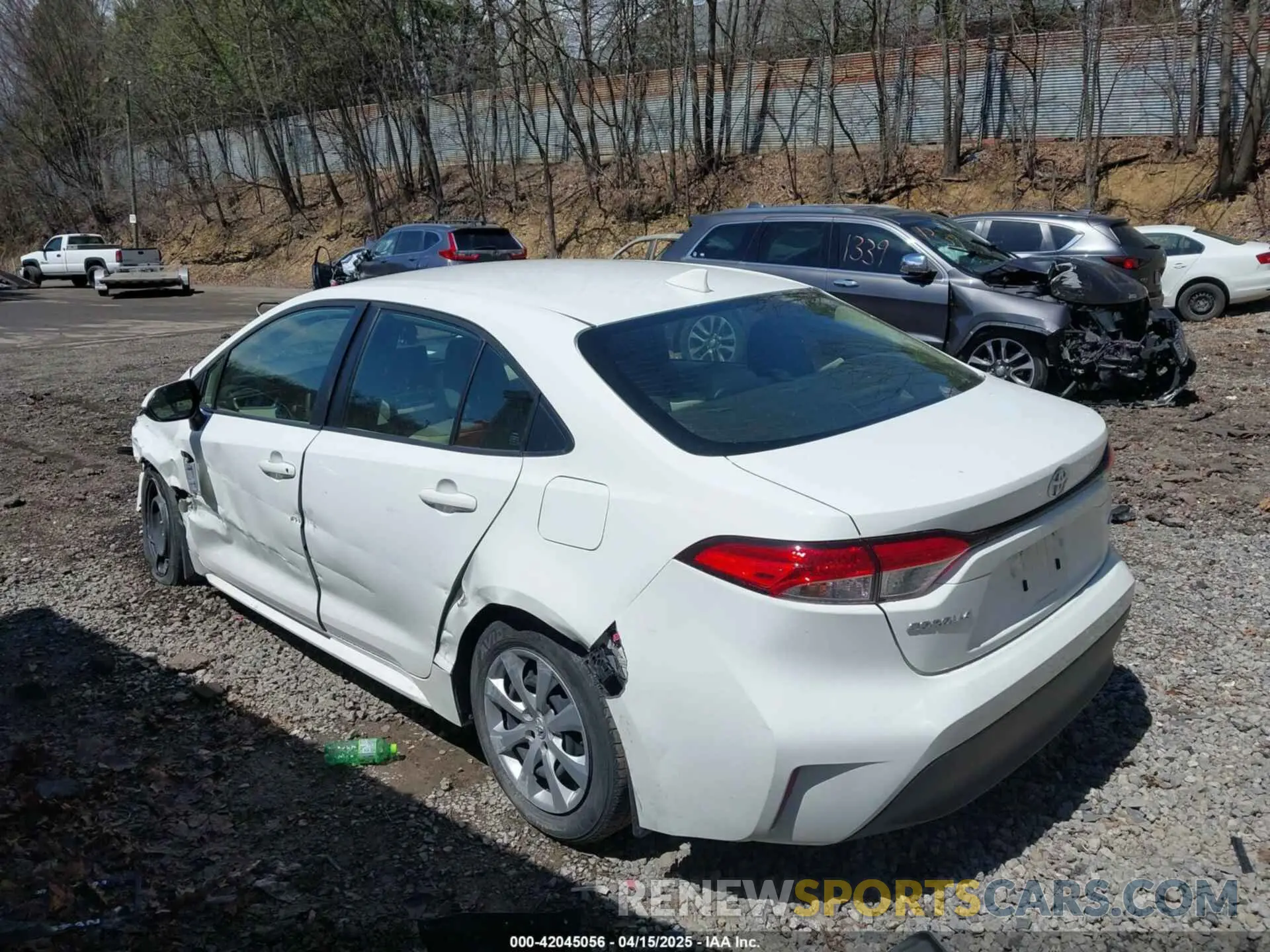 3 fotografías del automóvil dañado JTDB4MEE9P3014383 TOYOTA COROLLA 2023