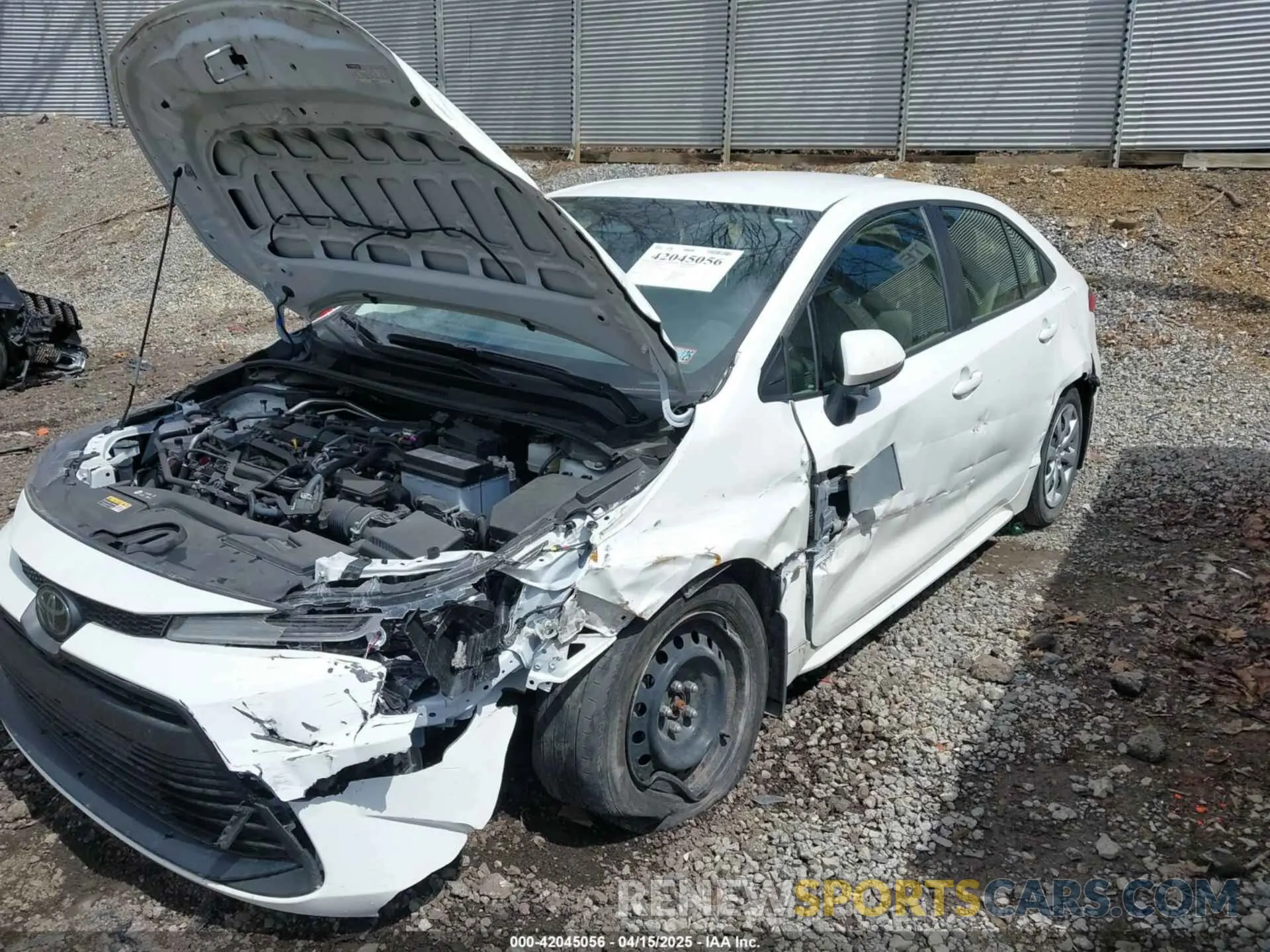 6 fotografías del automóvil dañado JTDB4MEE9P3014383 TOYOTA COROLLA 2023