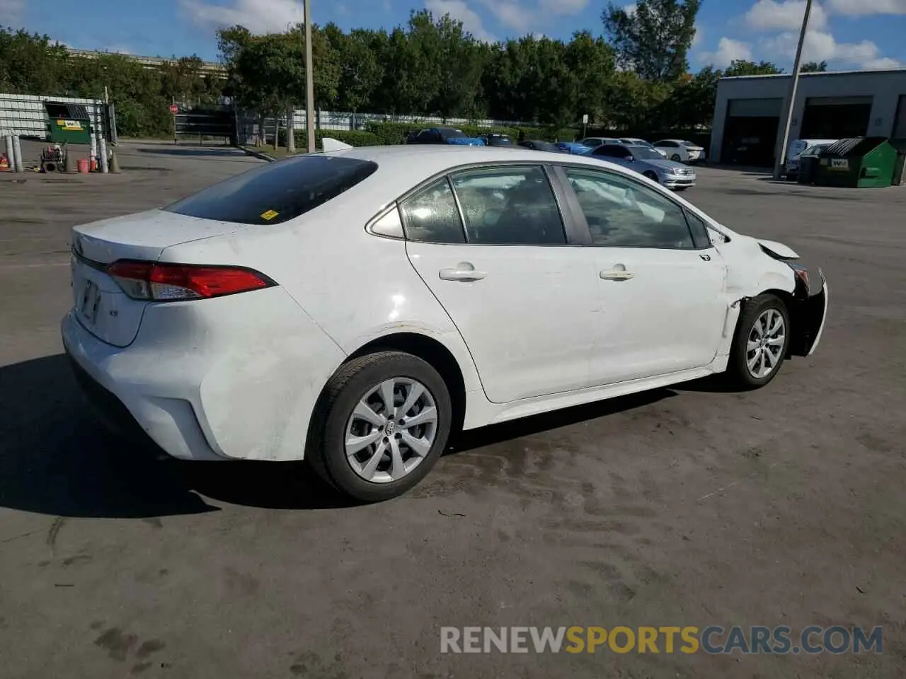 3 fotografías del automóvil dañado JTDB4MEE9PJ001290 TOYOTA COROLLA 2023