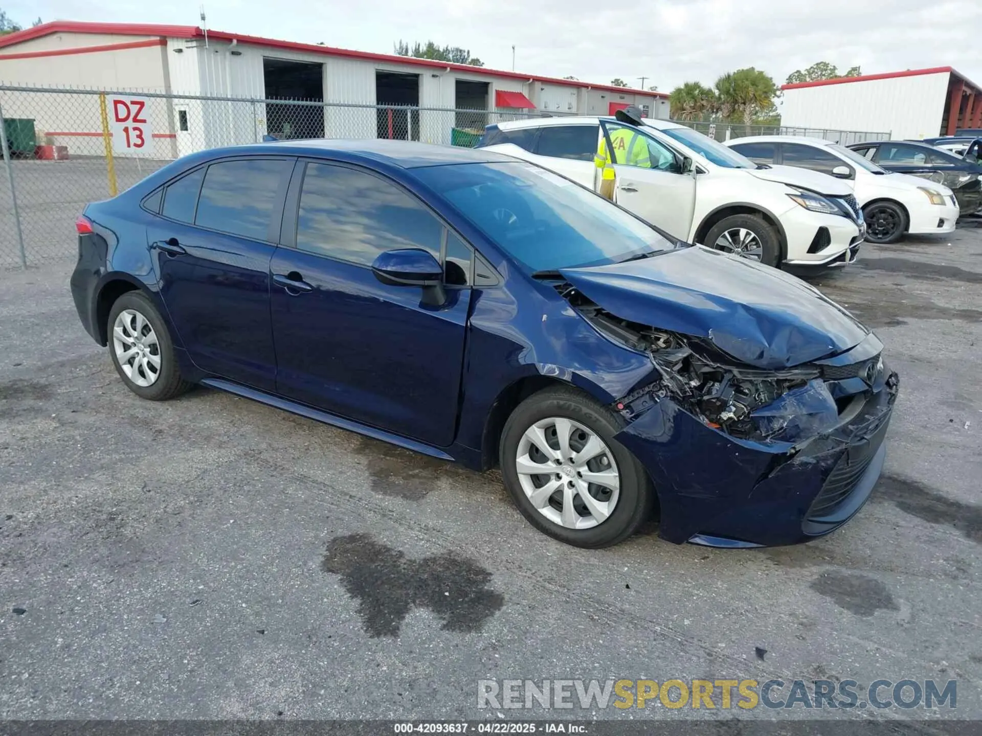 1 fotografías del automóvil dañado JTDB4MEE9PJ004092 TOYOTA COROLLA 2023
