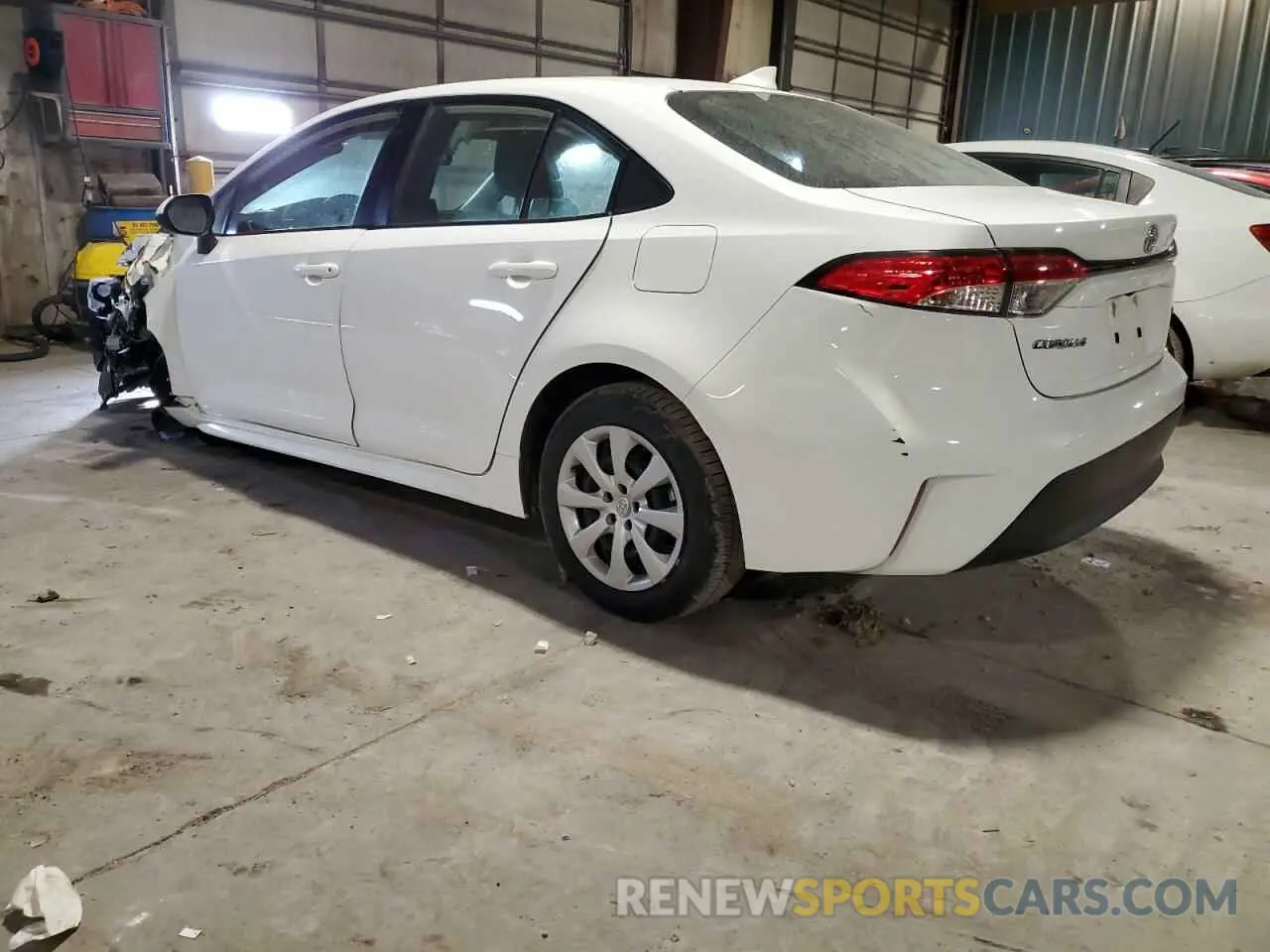 2 fotografías del automóvil dañado JTDB4MEE9PJ004822 TOYOTA COROLLA 2023