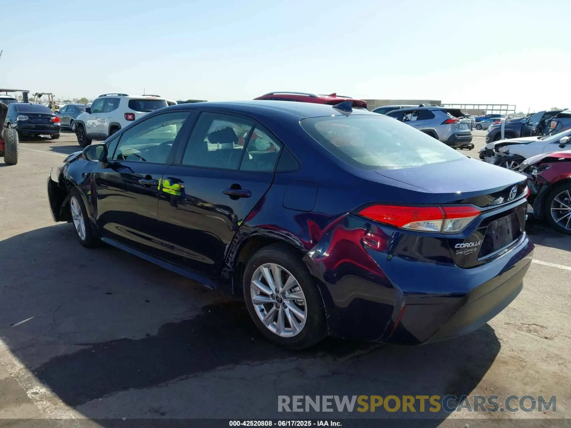 3 fotografías del automóvil dañado JTDB4MEE9PJ007705 TOYOTA COROLLA 2023