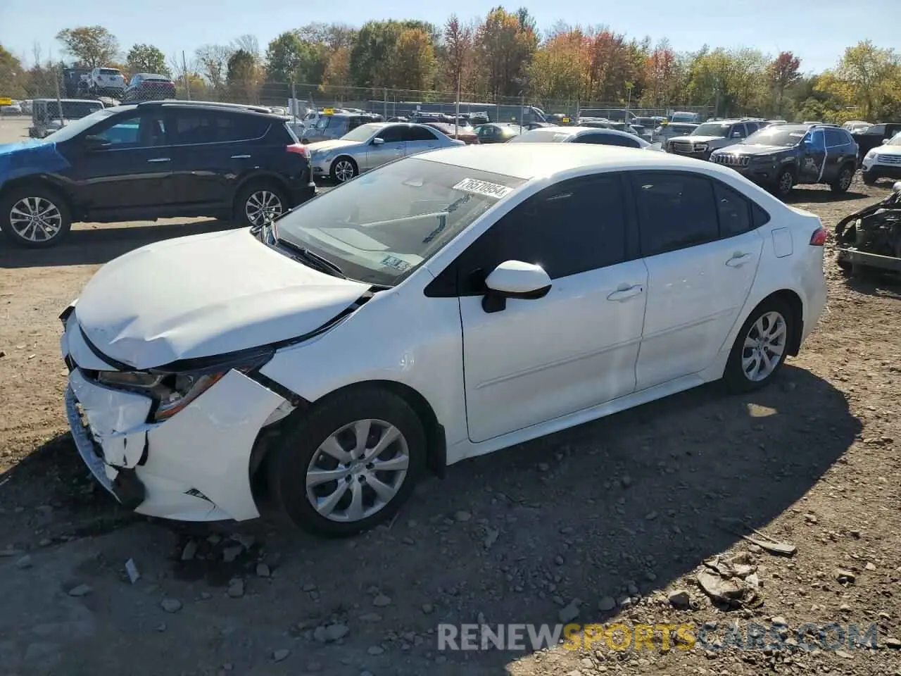 1 fotografías del automóvil dañado JTDB4MEE9PJ008059 TOYOTA COROLLA 2023
