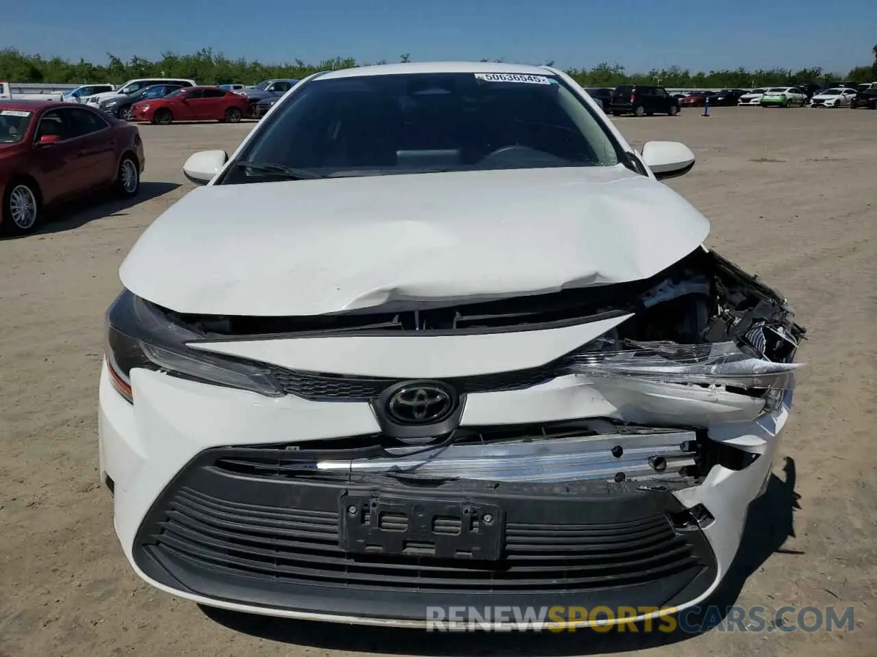 5 fotografías del automóvil dañado JTDB4MEEXP3002601 TOYOTA COROLLA 2023