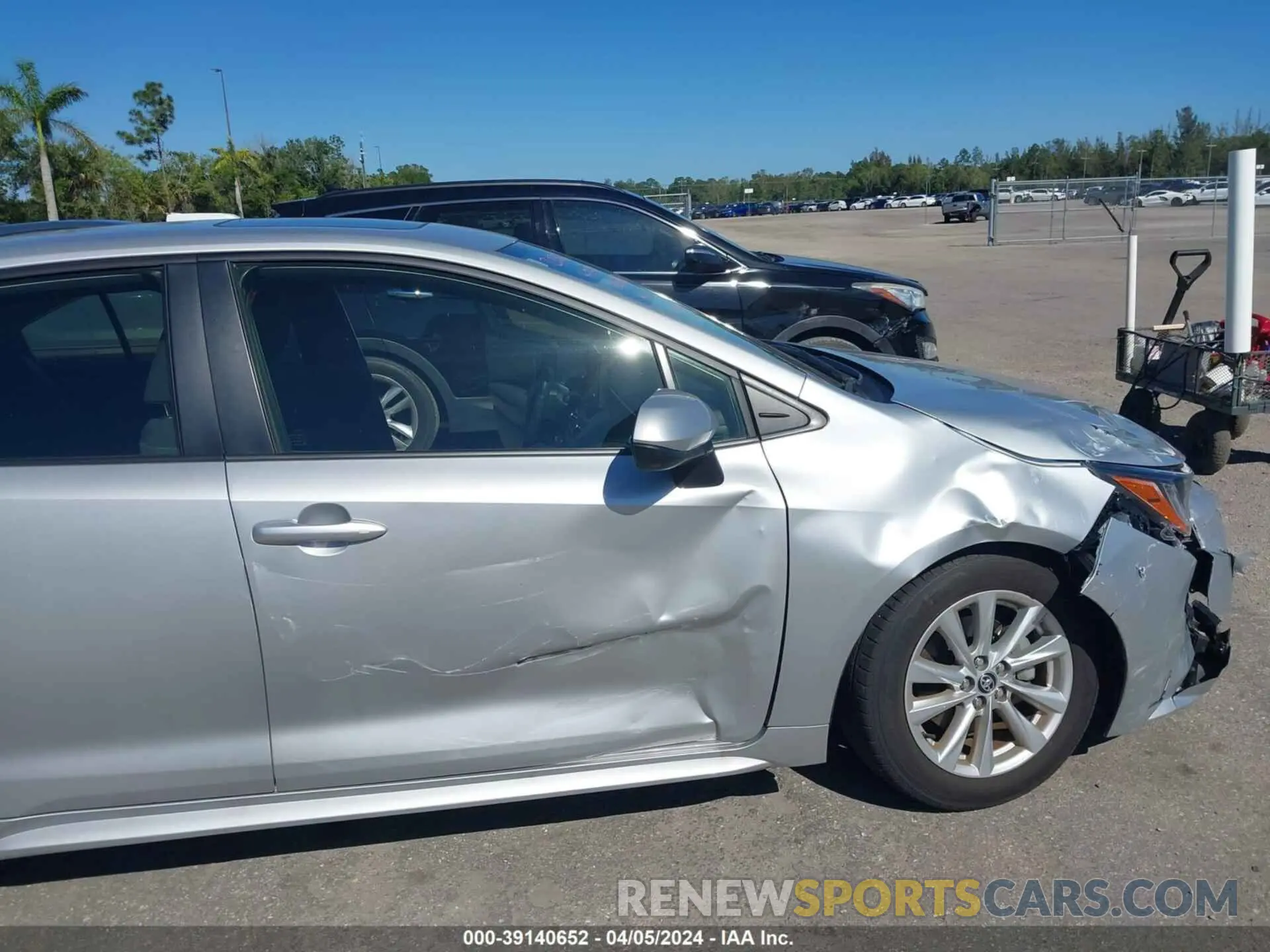 6 fotografías del automóvil dañado JTDB4MEEXP3003747 TOYOTA COROLLA 2023