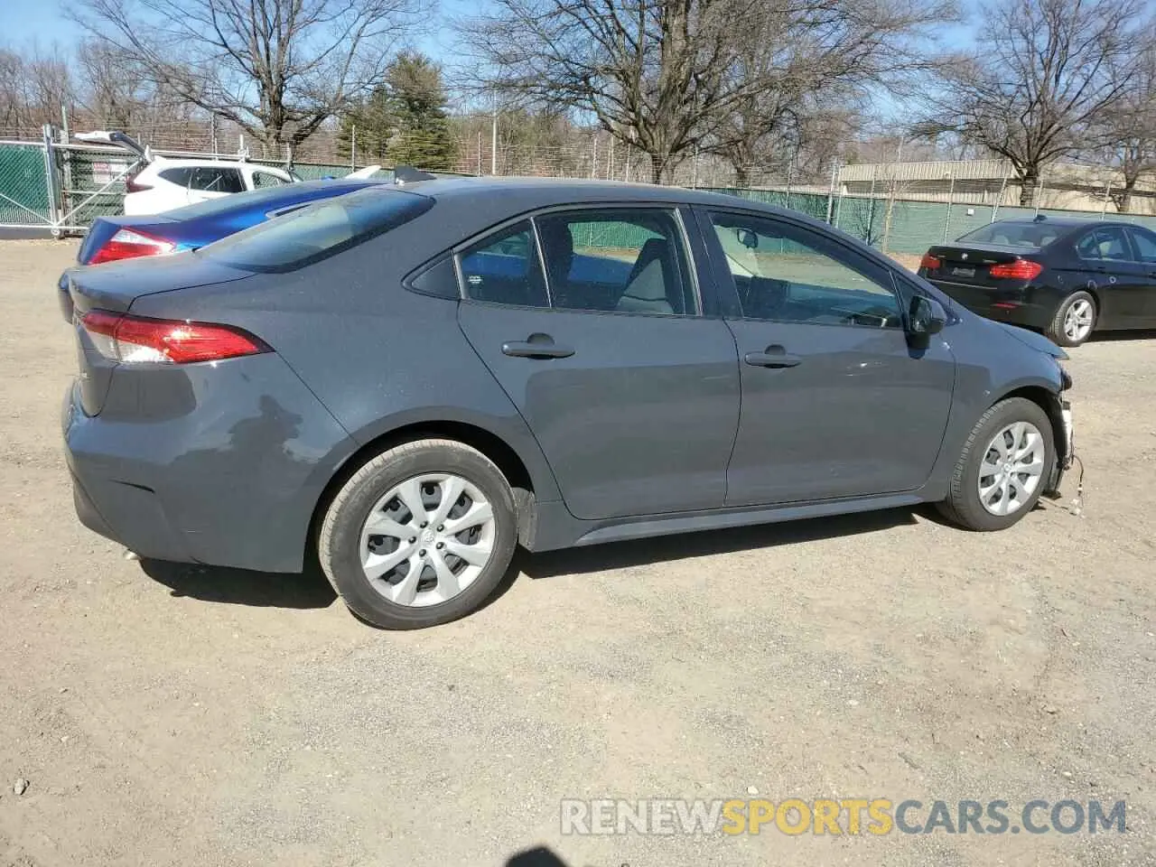 3 fotografías del automóvil dañado JTDB4MEEXP3008995 TOYOTA COROLLA 2023