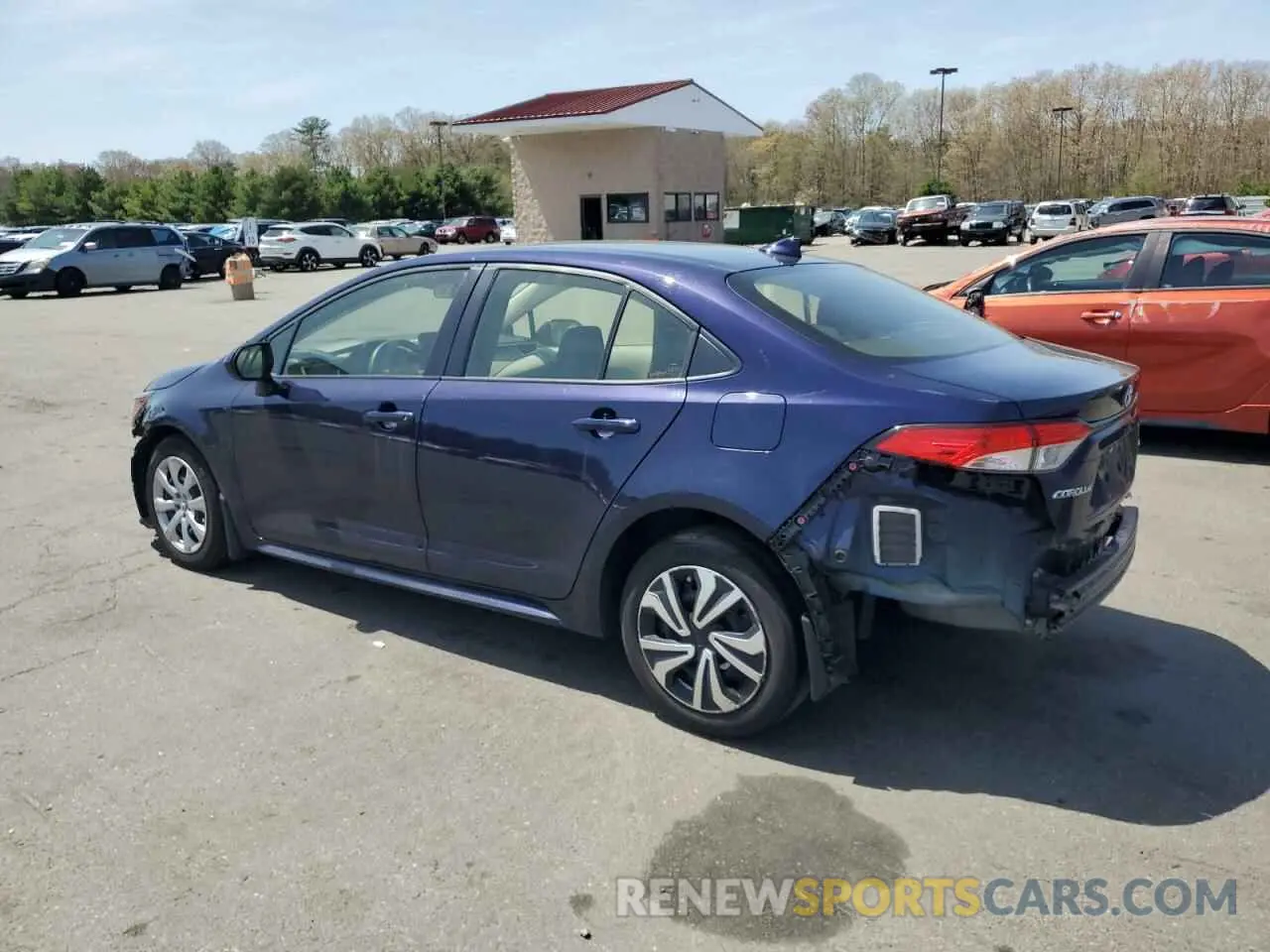 2 fotografías del automóvil dañado JTDB4MEEXPJ002853 TOYOTA COROLLA 2023