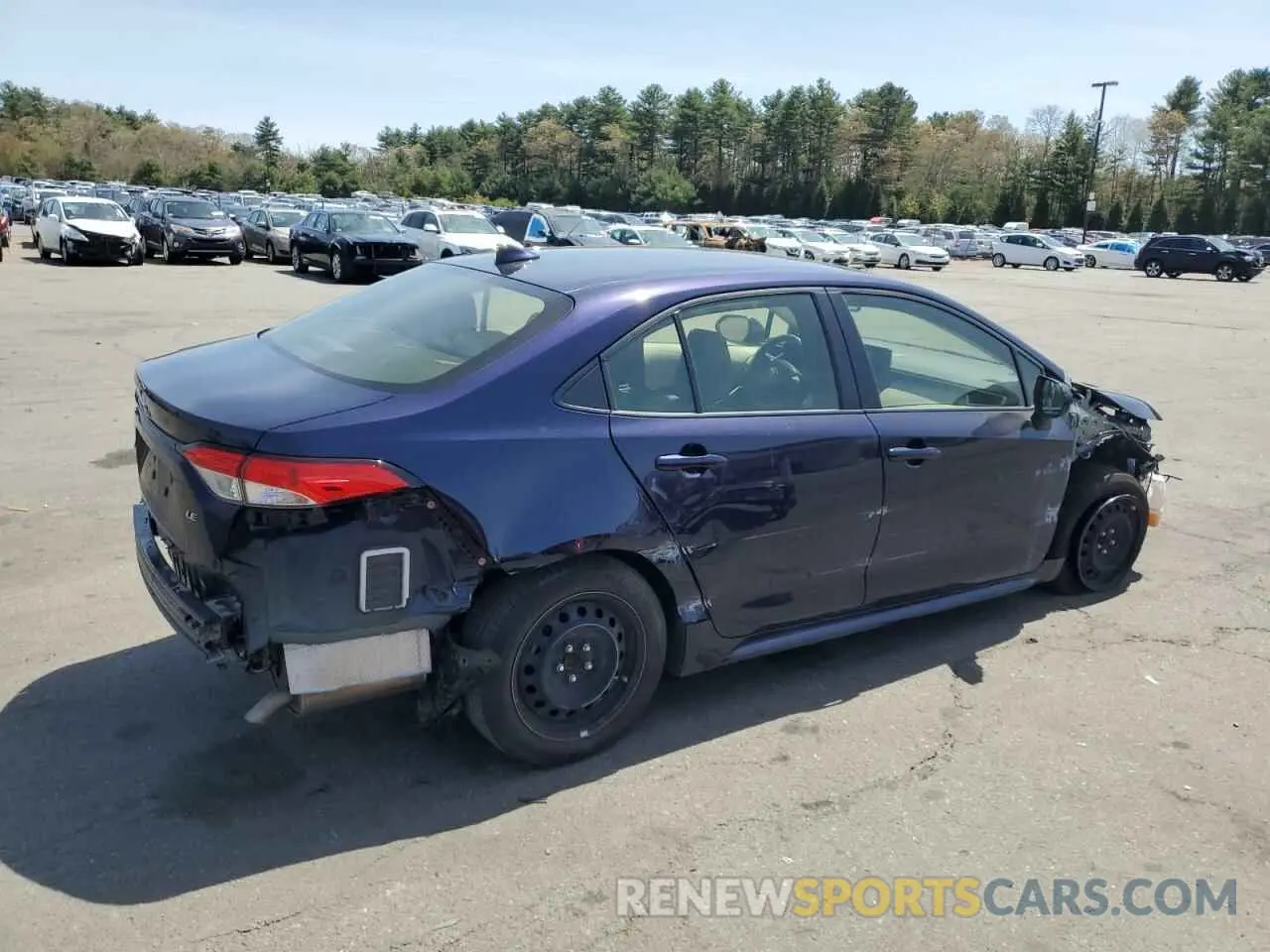 3 fotografías del automóvil dañado JTDB4MEEXPJ002853 TOYOTA COROLLA 2023