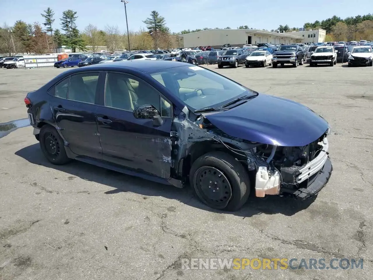 4 fotografías del automóvil dañado JTDB4MEEXPJ002853 TOYOTA COROLLA 2023