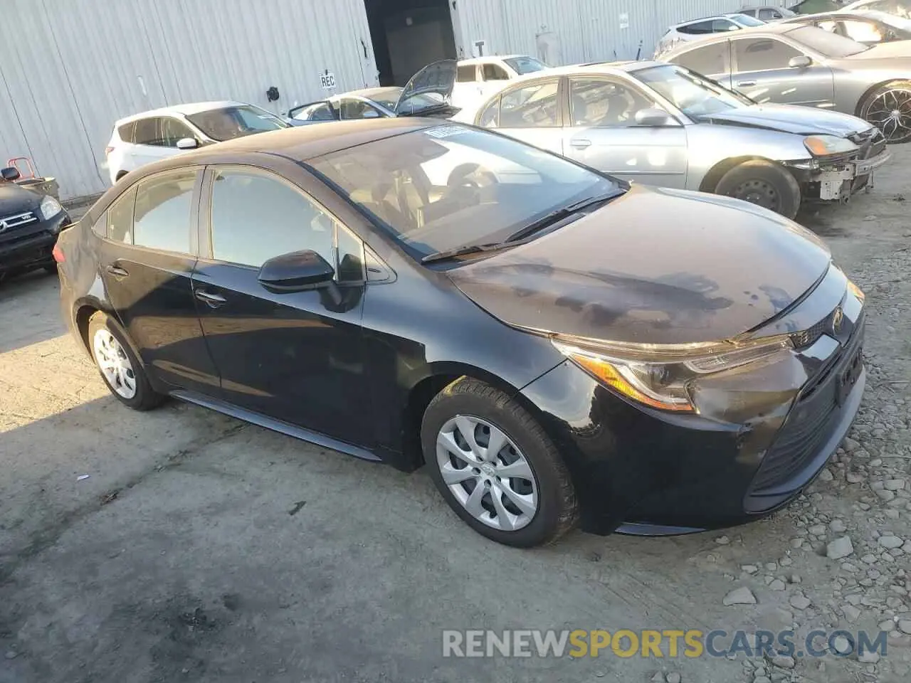 4 fotografías del automóvil dañado JTDB4MEEXPJ006806 TOYOTA COROLLA 2023