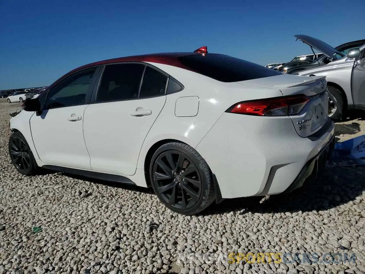 2 fotografías del automóvil dañado JTDBCMFE0P3006884 TOYOTA COROLLA 2023