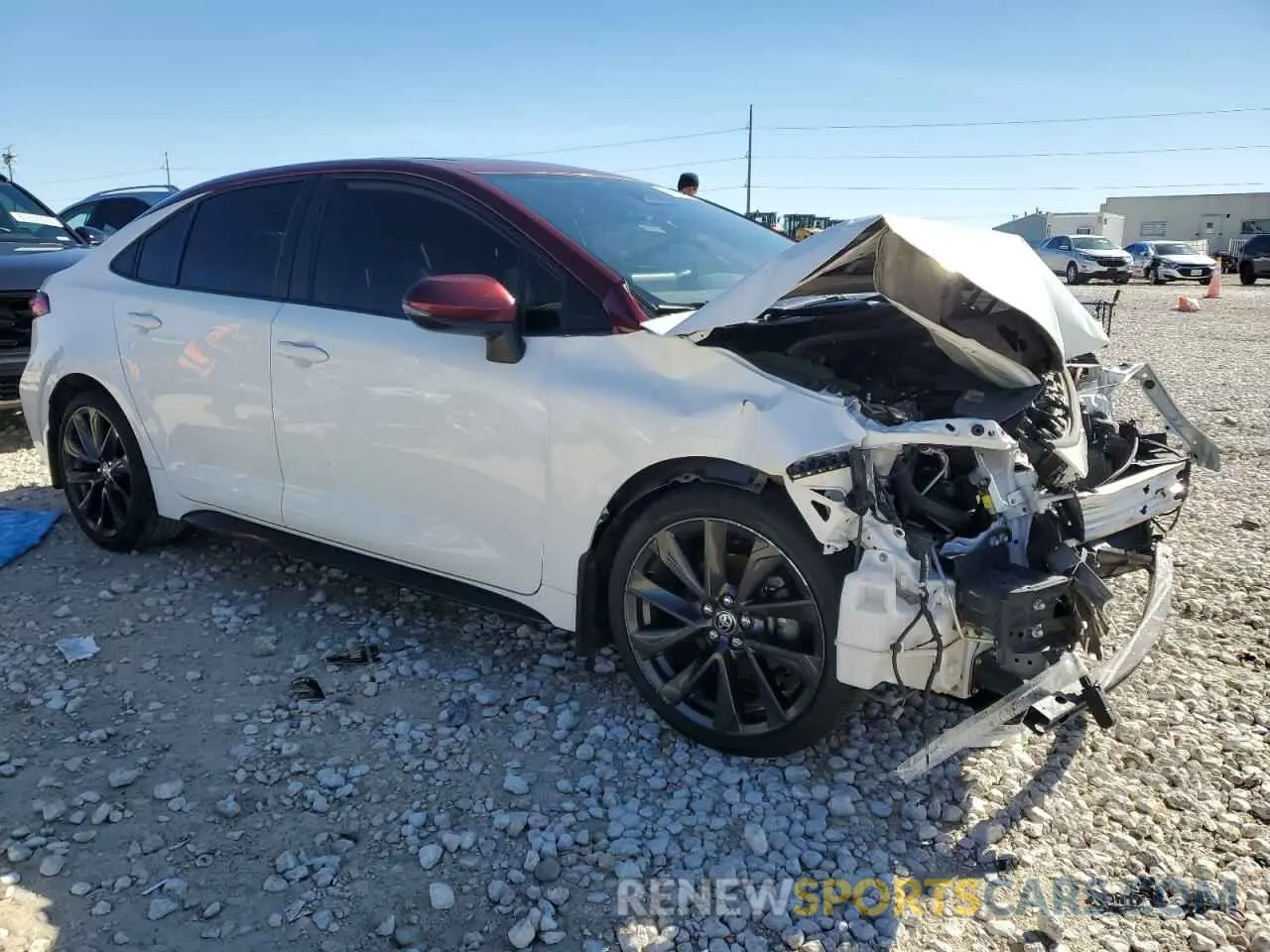 4 fotografías del automóvil dañado JTDBCMFE0P3006884 TOYOTA COROLLA 2023
