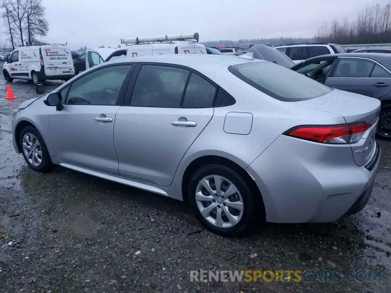 2 fotografías del automóvil dañado JTDBCMFE0P3009753 TOYOTA COROLLA 2023