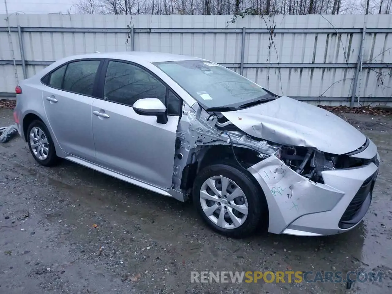 4 fotografías del automóvil dañado JTDBCMFE0P3009753 TOYOTA COROLLA 2023