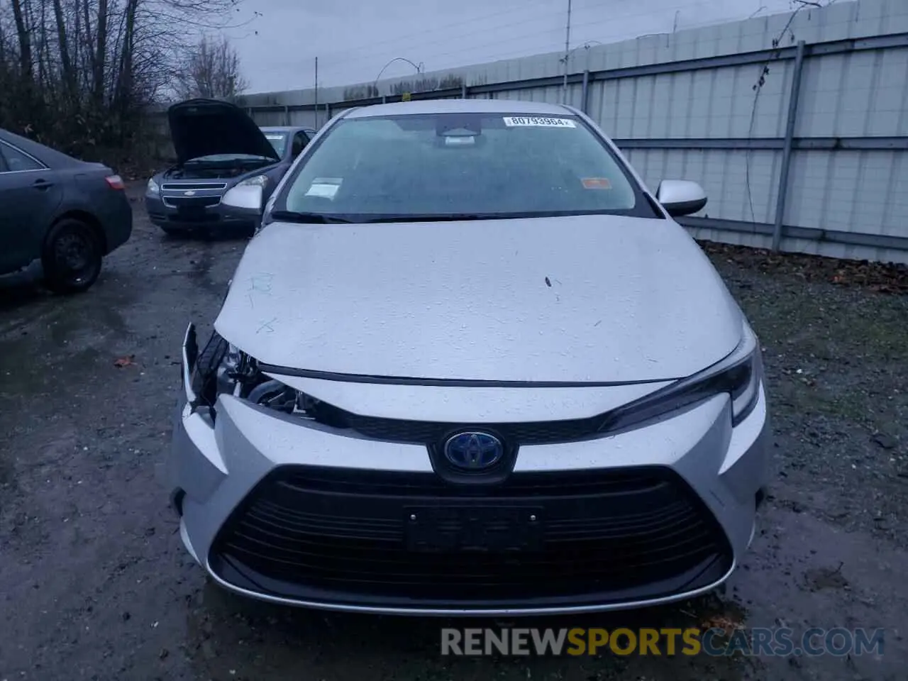 5 fotografías del automóvil dañado JTDBCMFE0P3009753 TOYOTA COROLLA 2023