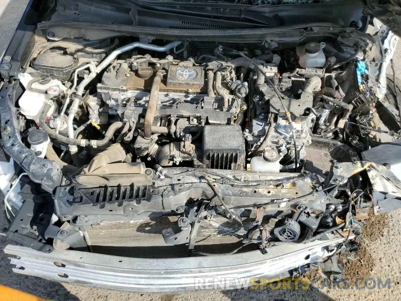 11 fotografías del automóvil dañado JTDBCMFE0P3011079 TOYOTA COROLLA 2023