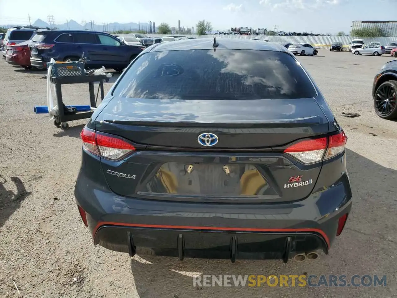 6 fotografías del automóvil dañado JTDBCMFE0P3011079 TOYOTA COROLLA 2023